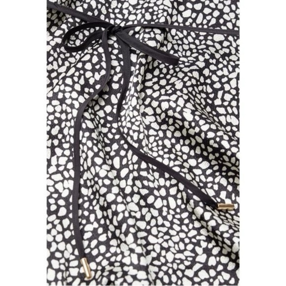 MANGO Elegant Animal Print Long Sleeved Maxi Dress Size 4 - Picture 13 of 15